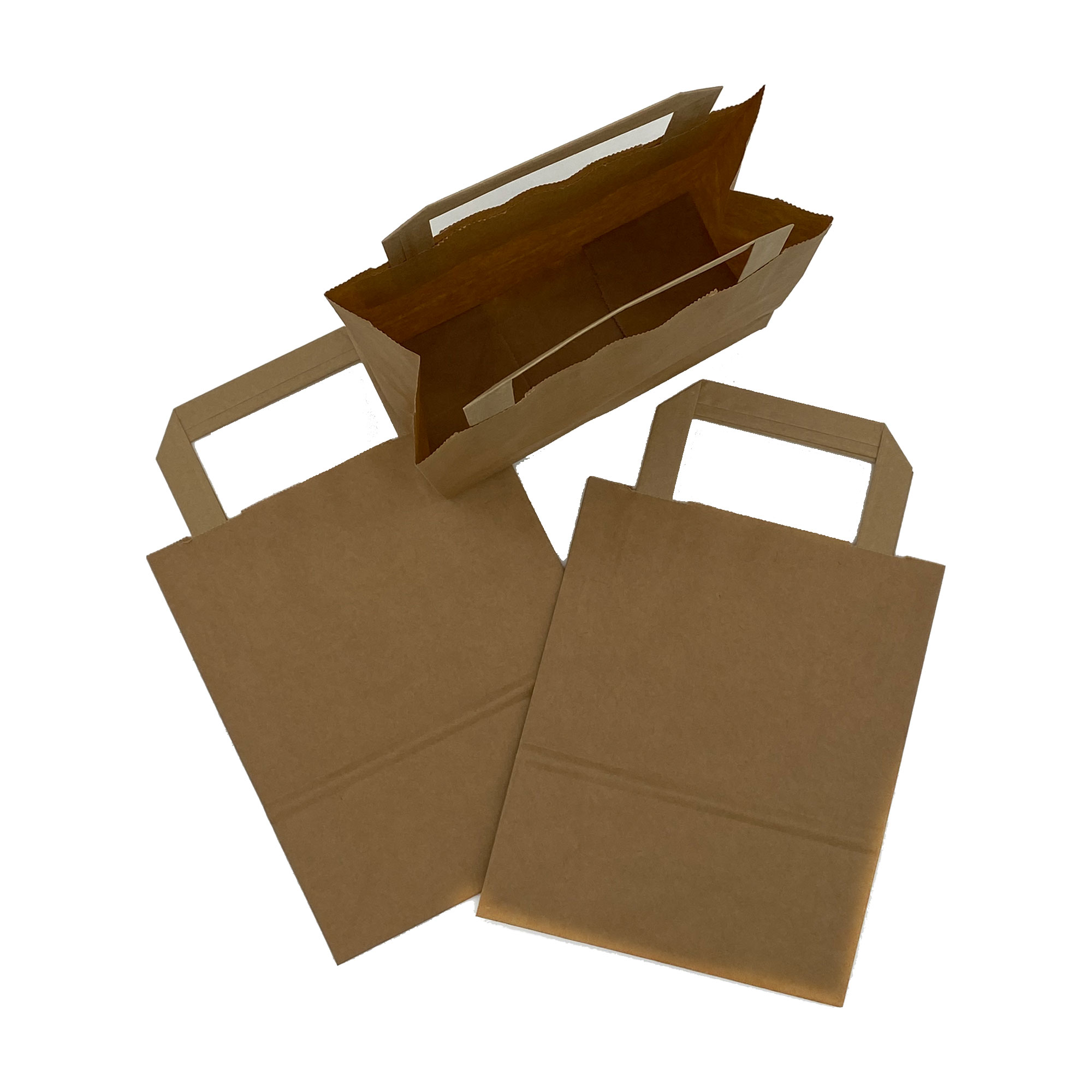 Tragetasche natron braun 70g/m², 180x80x220 mm