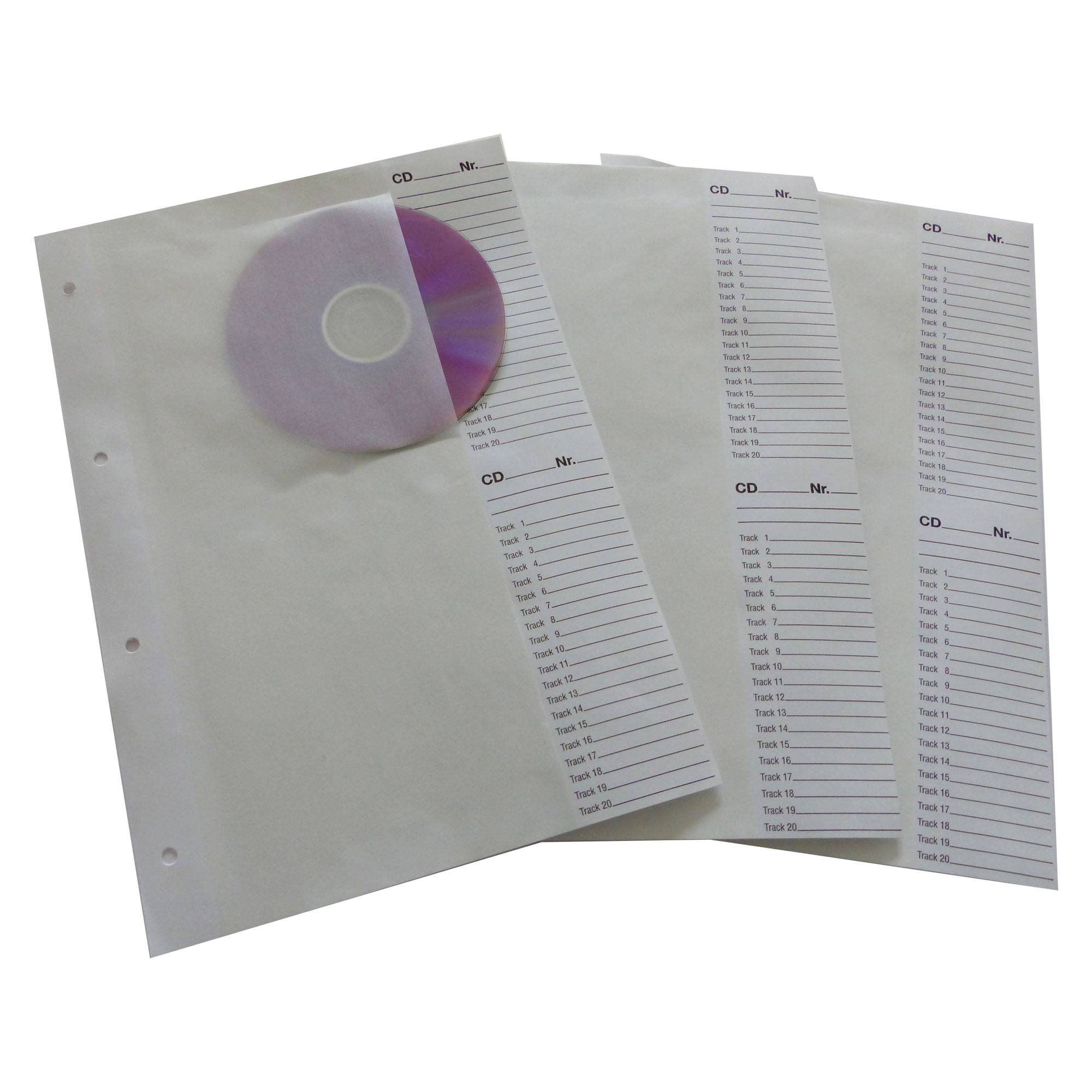 CD-Ablageblätter CD-Ablageblätter
